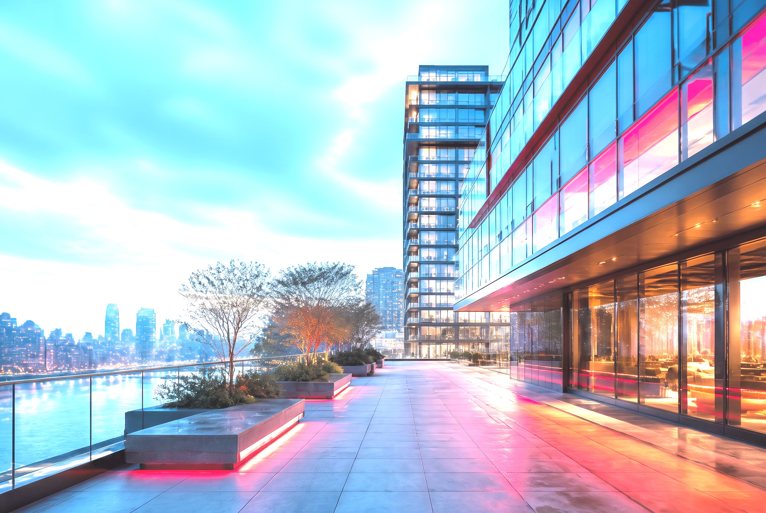 Moderne urbane Architektur